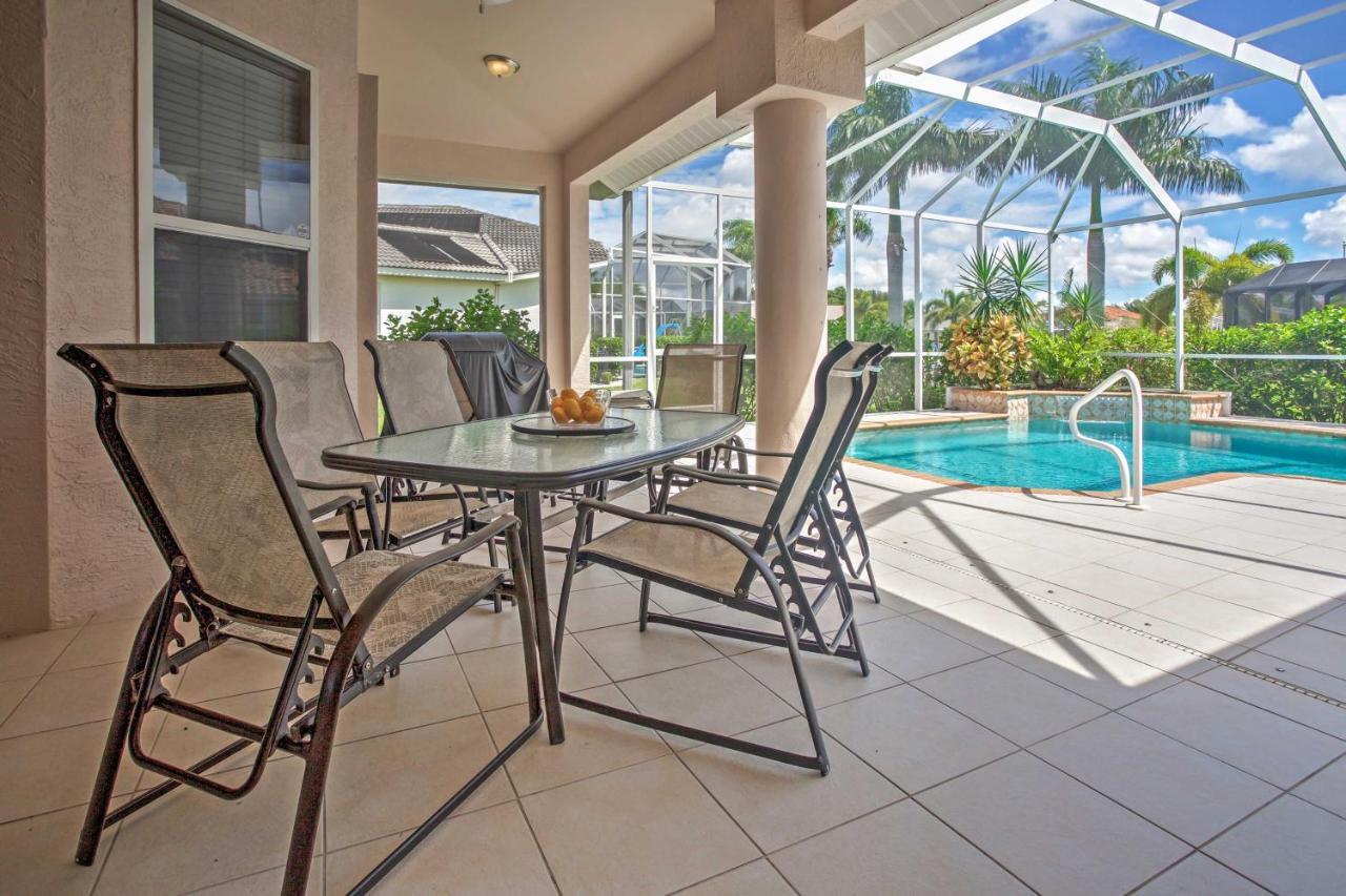 Calm Cape Coral Family Home With Private Heated Pool! Exterior photo